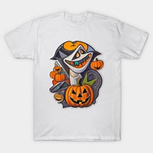 Crazy halloween toilet T-Shirt